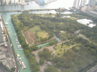 View from Dentsu Building